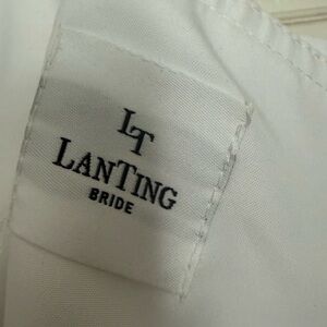 LanTing Bride Classic White Wedding Gown